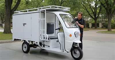 Bicicleta de reparto triciclo